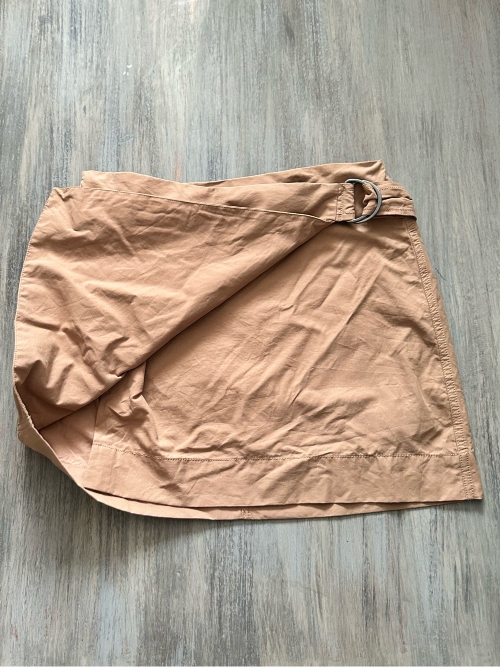 Calvin Klein Jeans Women’s Wrap Mini Skirt with Side Ring - Picture 5 of 8